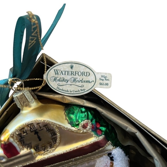 Waterford Holiday Heirloom Collection Christmas Ornament - “Stockings Were Hung” - Picture 4 of 7